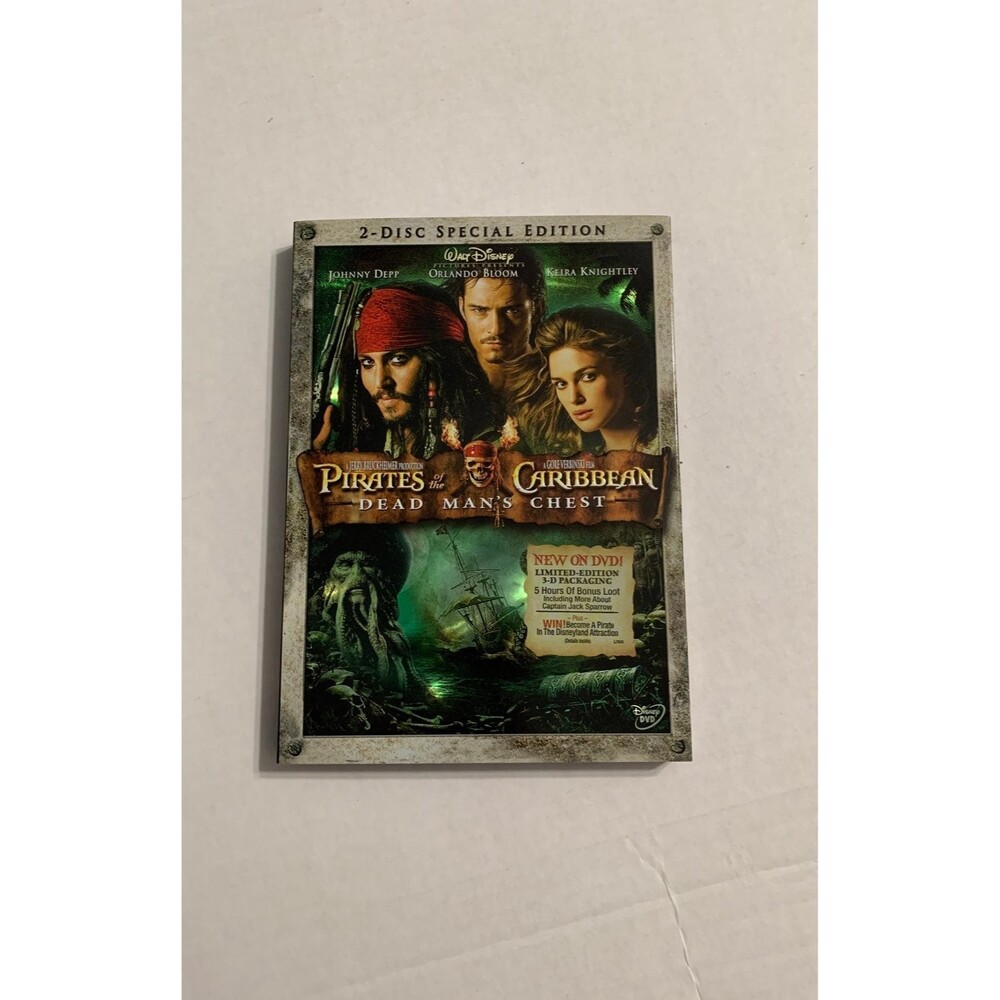 Pirates of the Caribbean Dead Man's Chest DVD. New